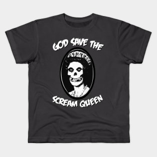 God Save the Screm Queen Kids T-Shirt